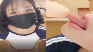 白嫩大奶妹子BB都被哥哥操黑了，还不够满足直播自慰！