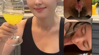 山东威海人朱淑珊背着男友从广东飞重庆找炮友毒龙舔蛋口交深喉被炮友内射一逼